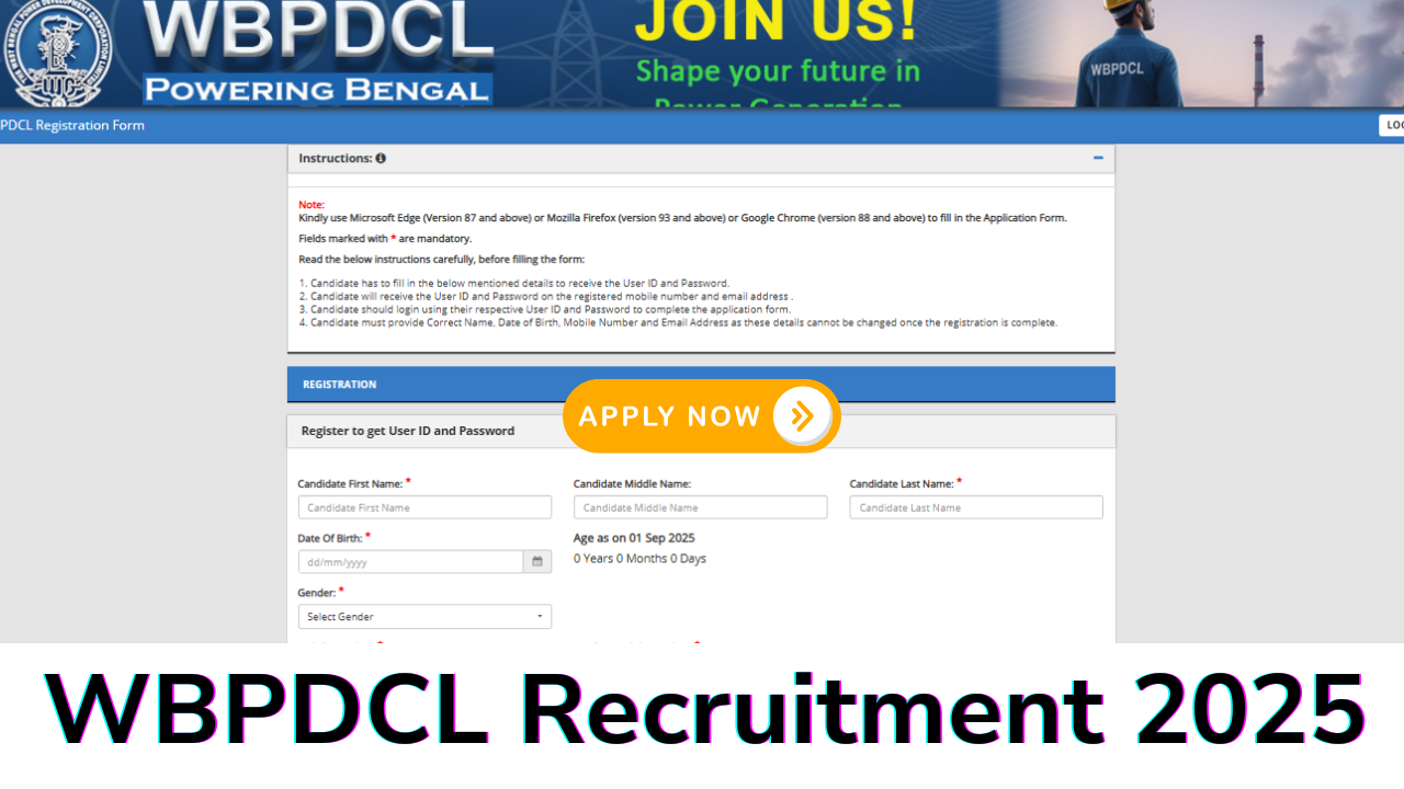 WBPDCL Recruitment 2025