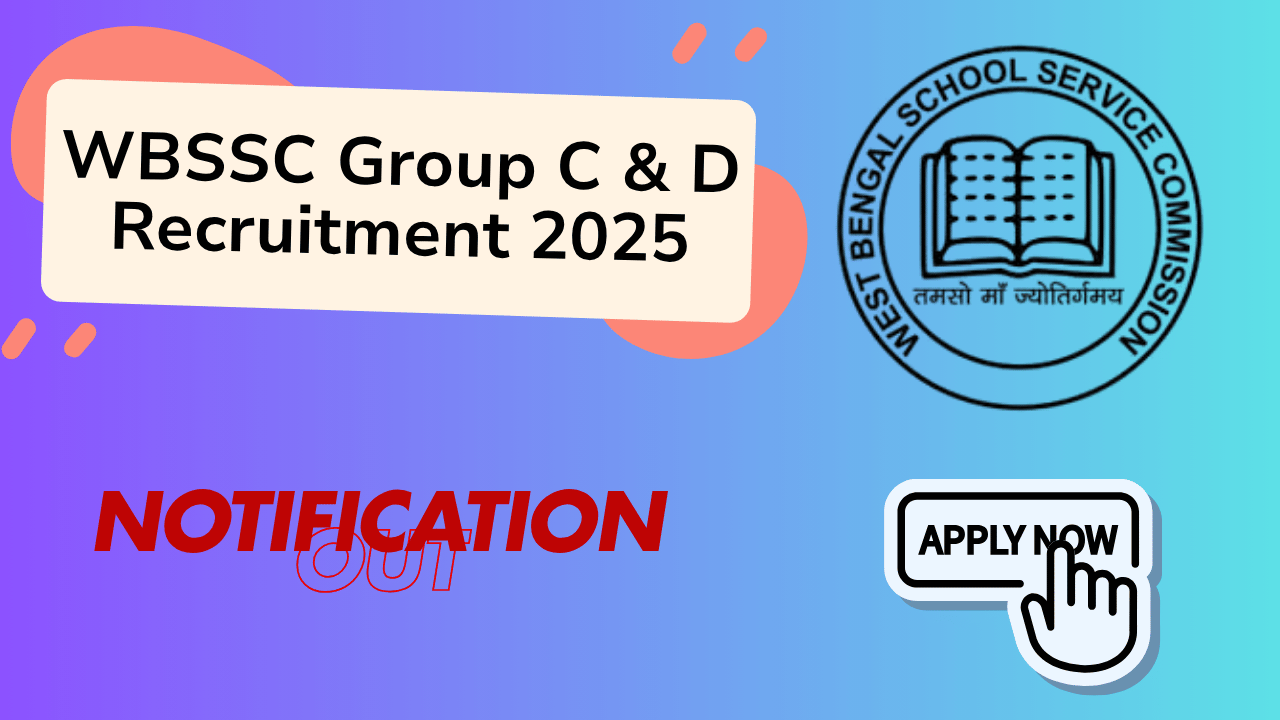 WBSSC Group C & D Recruitment 2025